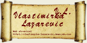 Vlastimirka Lazarević vizit kartica